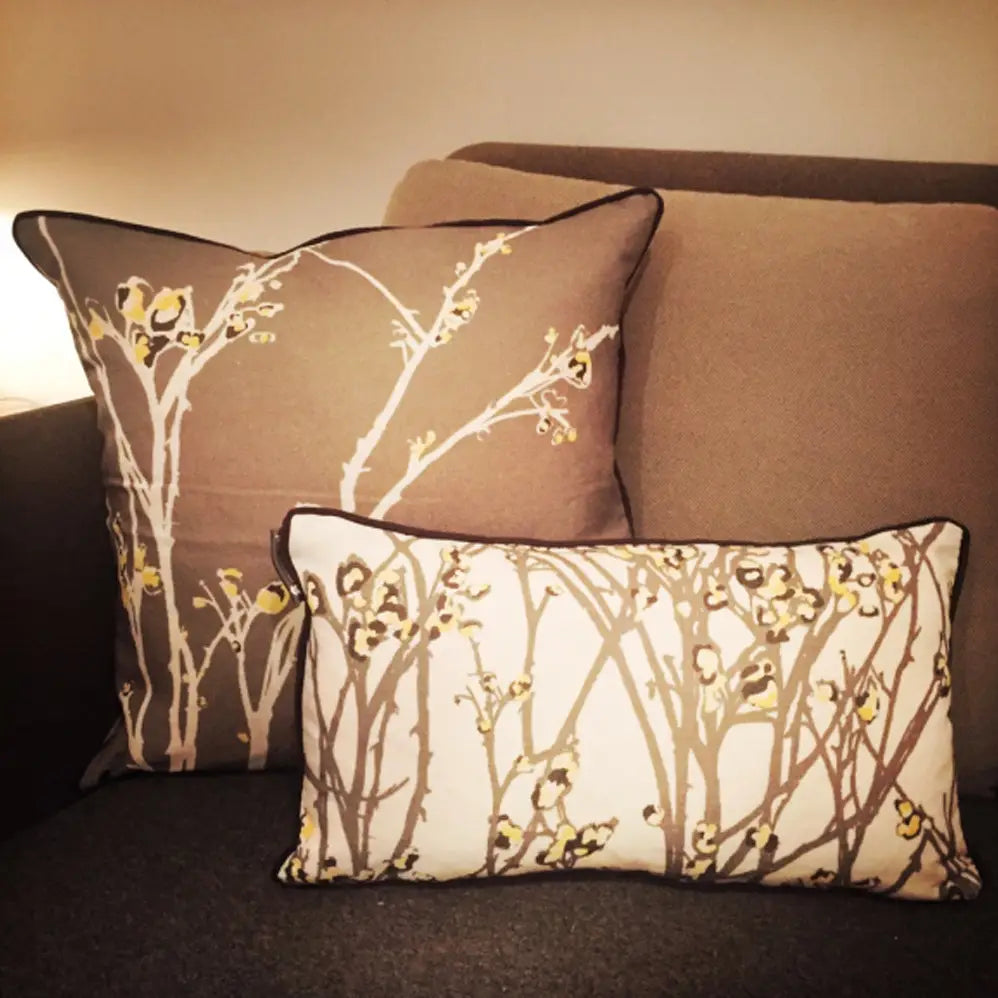 Hedgerow Grey Feather Cushion