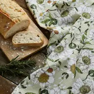 Spring Blossom Tea Towel in Light Green